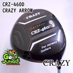 【中古】ドライバー クレイジー CRZ-460D CRAZY ARROW R 10 ドライバー 地クラブ カスタム カーボンシャフト おすすめ メンズ 右[7005]