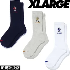 XLARGE エクストララージ FOOTBALL LOGO SOCKS 101253054003 公式 正規品 新品 送料込みのサムネイル