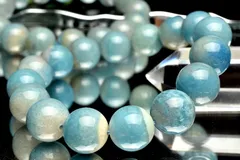 半々タイプ トロレアイト(トロール石)　10mm　ブレスレット 1個売り パワーストーン 天然石 _BG5491-10