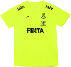 フィンタ FINTA サッカー JR 半袖プラクティスシャツ  FT4464 4200 フラッシュイエロー