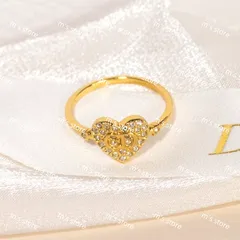極美品❣️ DIOR クリスチャン ディオール ロゴ　リング　ハート　ゴールド 楽天市場】dior（モチーフハート）（指輪・リング｜レディース