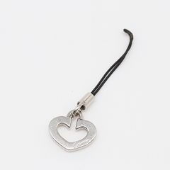 カルティエ CARTIER Cハート ストラップ 銀色シルバー系全長約7.5cm