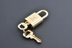 Louis Vuitton ルイ・ヴィトン 南京錠 パドロック カデナ 鍵 ゴールド No.319 【1セット】