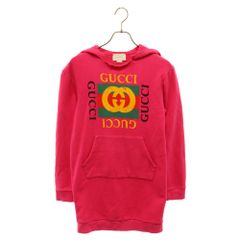 GUCCI (グッチ) インターロッキングG フロントロゴスウェットパーカー