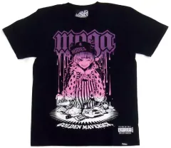 【中古】Tシャツ(女性アイドル) 最上もが(でんぱ組.inc) RUDIE’S×MOGA PURPLE GEEK-T(Tシャツ) ブラック Mサイズ 「RUDIE’S × 最上もが COLLABORATION 2016」