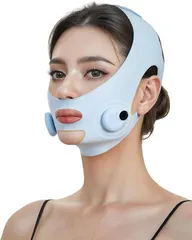 Isyou 美顔器 EMSフェイスベルト EMS小顔ベルト 充電式・肌感覚設計・2WAY仕様 美容家電 小顔ケア 男女兼用 ブルー(ブルー)