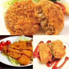 揚げ物3種15個セット（黒毛和牛メンチカツ＆手作りアジフライ＆カニクリームコロッケ）のサムネイル