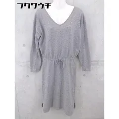 ◇ AZUL BY MOUSSY アズールバイマウジー 長袖 膝下丈 ワンピース サイズM グレー レディース 【中古】 【1103100024545】のサムネイル