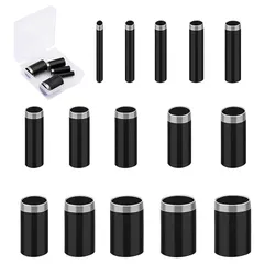 穴あけポンチ ハトメパンチ 5個セット 型抜きパンチ 穴あけ 合金スチール製 中空タイプ 皮革加工 DIY用工具 財布 腕時計 ストラップ対応 収納ケース付き 0