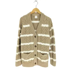 ジェラートピケ gelato pique 21AW ボーダー アラン カーディガン ルームウェア レディース FREE 