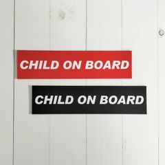 CHILD ON BOARD　子供が乗っています　マグネット　ステッカー風