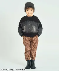 新品　F.O.KIDS（エフ･オー･キッズ） トップス トレーナー・スウェット　デニムドッキングプルオーバー　100㎝　110㎝　120㎝　130㎝　140㎝　ブラック　黒　トレーナー　長袖