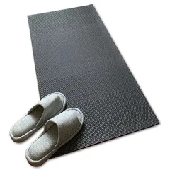 お試しサイズ 滑り止めマット 45cm×90cm スタッドレスマット バスマット 浴室 風呂 脱衣室 洗面所 台所 出入り口 屋内 屋外 スリップ防止 転倒防止 高規格6mm厚 PVC ゴムマット ラバー 玄関マット ドアマット 足拭きマット