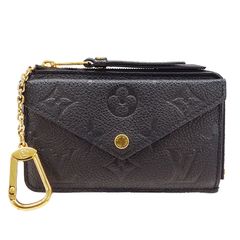 ルイ・ヴィトン LOUIS VUITTON カードケース レディース ブランド モノグラムアンプラント カードケース ポルト カルト・レクト ヴェルソ ノワール ブラック M69421 キーケース 小銭入れ おしゃれ 【中古】