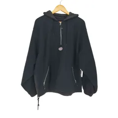 オーシャンパシフィック Ocean Pacific ハーフジッププルオーバーボアパーカー ドローコード バックプリント メンズ  M