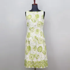 QUEENS COURT　2 サイズ　ノースリーブワンピース　日本製　花柄　クイーンズコート
