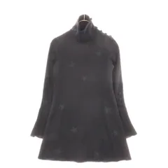 SEE BY CHLOE (シーバイクロエ) 花柄刺繍 長袖ハイネック ロングワンピース ネイビー レディース S6HRO11-S6H012