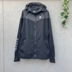 1247【パーカー】M♡フーディ フルジップ カジュアル ブラック系のサムネイル