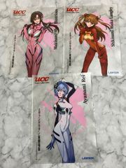 エヴァンゲリオン 新劇場版　クリアファイル　UCC ローソン　Eコース景品　EVA アスカ　レイ　マリ