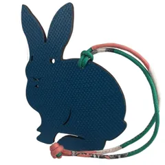 エルメス HERMES プティアッシュ うさぎ ラビット グリーン トゴ ヴォーエプソン チャーム バッグチャーム ウサギ petit H