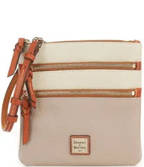 【送料無料】 ドーネイアンドバーク レディース ショルダーバッグ バッグ Color Block Triple Zip Crossbody Bag BONE/LT TAUPE