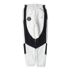 NIKE ナイキ パンツ サイズ:M / Paris Saint Germain JORDAN ナイロン トラックパンツ / ホワイト 白 / ボトムス ズボン / コラボ【メンズ】【中古】