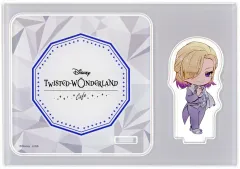 【中古】コースター ヴィル・シェーンハイト アクリルスタンドコースター＜ポムフィオーレ寮＞ 「ディズニー ツイステッドワンダーランド×OH MY CAFE(2023)」 ドリンクメニュー有償特典