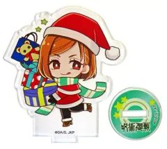 【中古】アクリルスタンド・アクリルパネル 釘崎野薔薇 「呪術廻戦 じゅじゅしょっぷ in あべのキューズモール ミニキャラアクリルスタンド クリスマスVer.」