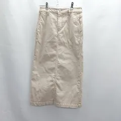 ◇ Θ nano universe ナノユニバース ロング タイト スカート サイズ36 ベージュ レディース E  【1501160025623】