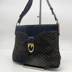 OLD GUCCI オールドグッチ ワンショルダーバッグ ハンドバッグ GGスプリーム G金具 スエード 革 茶