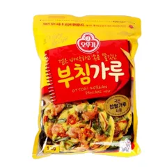 オトギ チヂミ粉1kg 韓国 チヂミミックス チャック袋付 オットギ 粉末 誰でも簡単本格派 おつまみ (1袋)のサムネイル