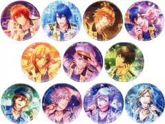 【中古】バッジ・ビンズ 全11種セット 76mm缶バッジ 「うたの☆プリンスさまっ♪ Shining Live Love My Idol! アナザーショットVer. ブロッコリーくじ」M 賞
