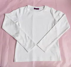 E3  ラブトキシック　 ロングT　白　リブ　Mサイズ（150）