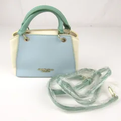 サマンサタバサ プチチョイス ハンドバッグ ショルダーバッグ 2way ミニバッグ 鞄 カバン レディース ブルー Samantha Thavasa 【中古】