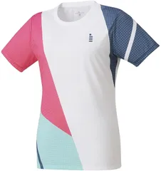 【新品・5営業日で発送】ゴーセン レディースゲームシャツ (T2407) 色 : ホワイト サイズ : L 