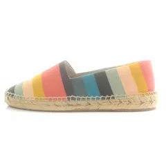 ポールスミス PAUL SMITH フラットシューズ キャンバス ストライプ 40 25cm マルチカラー /YI1のサムネイル