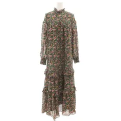 ルールロジェット花柄シルクロングワンピース 長袖 leur logette/ルール ロジェット｜「ルール ロジェット」より春