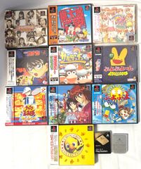 PlayStation ゲームソフト 10点まとめ 帯 説明書 付録あり メモリーカード2点付き プレイステーション PS1 ソフト
