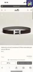 【今日特価】Constance GREY CUMULUS メンズベルト