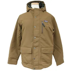 美品 Patagonia パタゴニア ジャケット マウンテンパーカー ブラウン サイズ:KIDS XL フード フーディー ドットボタン ファスナー ボア フリース ナイロン インファーノ アウター コート【レディース】のサムネイル