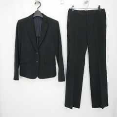 COMME CA ISM コムサイズム レディース スーツ ジャケット パンツ 上下セットアップ 黒BLACK M