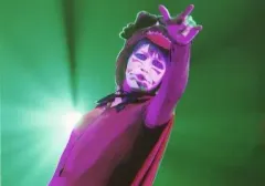 【中古】生写真(男性) ゴールデンボンバー/樽美酒研二/横型・左手上げ・ライト緑・背景緑/2013.11.28 ANNIVERSARY D.KENJI/バースデーメモリアルフォトアルバム