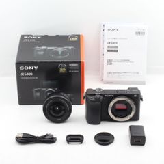 ショット数4633元箱付き■美品■ SONY ソニー α6400 パワーズームレンズキット ブラック ILCE-6400L