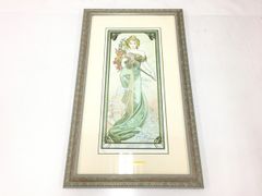 アルフォンス・ミュシャ 四季 絵画 美術品 中古 T8018308 - ReReストア