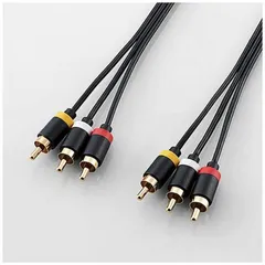 【 新品 未開封 】 エレコム　ELECOM VIDEOケーブル(RCA×3) DH-WRYN20 未使用 送料無料