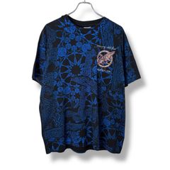 【DEAD STOCK?】90s Jimmy Page Robert Plant 1995 WORLD TOUR T-Shirt 【XL】 90年代 レッドツェッペリン ジミーペイジ ロバートプラント バンドTシャツ 半袖 総柄 LED ZEPPELIN