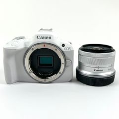 キヤノン Canon EOS R50 RF-S 18-45 IS STM レンズキット ホワイト デジタル ミラーレス 一眼カメラ 【中古】