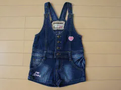 SISTER JENNI シスタージェニィ シスタージェニー 100cm 子供服 女の子 女児 サロペット ショートオール デニム ★3 キッズ 【中古】 ユーズド ガールズ アウトレット リサイクル 古着 こども服 子供