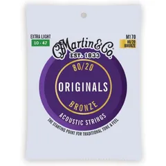 Martin M170 Extra Light 80/20 Bronze 10-47 アコースティックギター弦〈マーティン〉のサムネイル