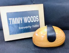 TIMMY WOODS ウッドバッグ バレルシェイプ 木製 保存袋 カード付 TIMMY WOODS ウッドバッグ バレルシェイプ 木製 保存袋 カード付